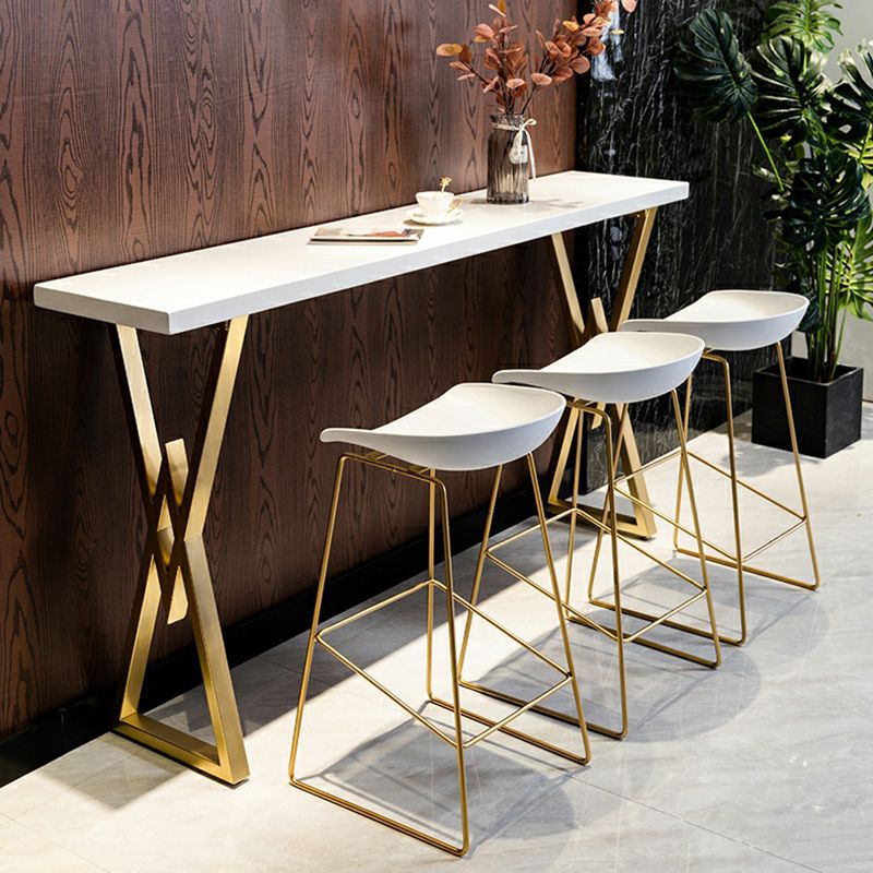 Nordic White Wood Bar Table 42-inch Height Pub Table for Kitchen Living Room Clearhalo 'Bar Furniture' 'Bar Tables' 'bar_tables' 'furn' 'furn_bar_tables' 'Furniture' 'furniture_bar_tables' 'Kitchen & Dining Furniture' 'kitchen&dining_furn' 'kitchen' 1200x1200_cc0786f8-b048-4cae-8208-fb7dd0641c24