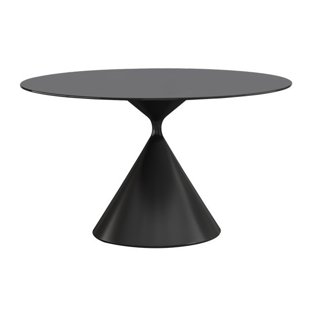 Sintered Stone Home Dining Table Modern Dining Room Table with Pedestal Base Clearhalo 'Dining Tables & Seating' 'Dining Tables' 'dining_table' 'furn' 'furn_dining_table' 'Furniture' 'Kitchen & Dining Furniture' 1200x1200_cc09bd19-2b26-455e-a080-25cf6419c624