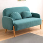 26.77" Wide Velvet Sofa Standard Square Arm Sofa for Living Room
