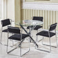 Round Shape Transparent Dining Table Glass Table Minimalist with 3 Legs Clearhalo ' dining_table' 'Dining Tables & Seating' 'Dining Tables' 'furn' 'furn_dining_table' 'Furniture' 'furniture_dining_table' 'Kitchen & Dining Furniture' 'kitchen&dining_furn' 'kitchen' 'kitchen_dining_table' 1200x1200_cc0c67cc-30af-463c-89dc-6bcc7f728929