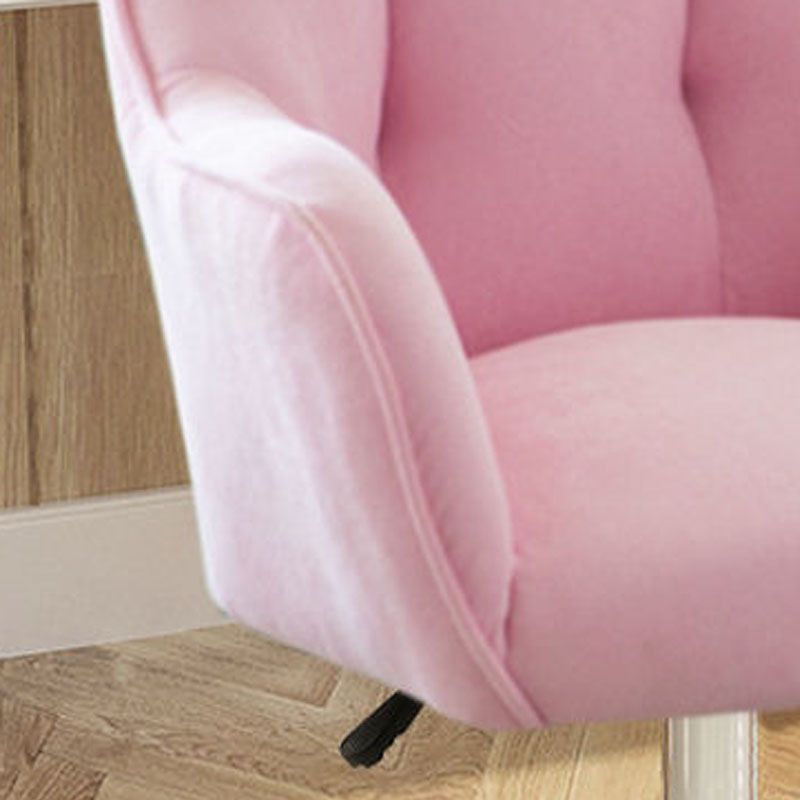 Mid Back Office Stuhl Rotatable Polstered Desk Stuhl mit Rädern