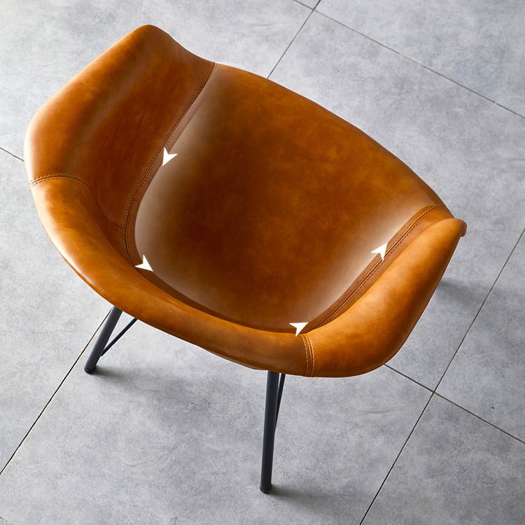 Contemporary Metal Dining Chairs Upholstered Linen Fabric Dining Chair for Restaurant Clearhalo ' kitchen&dining_furn' 'Dining Chairs' 'Dining Tables & Seating' 'dining_chair' 'Furniture' 'furniture_dining_chair' 'Kitchen & Dining Furniture' 'kitchen' 1200x1200_cc1169f3-e171-4251-bdc9-0ca7f6e9b2f0