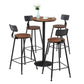 Industrial Metal Base Bar Table Black Iron Solid Wood Patio Bar Table Clearhalo 'Bar Furniture' 'Bar Tables' 'bar_tables' 'furn' 'furn_bar_tables' 'Furniture' 'Kitchen & Dining Furniture' 1200x1200_cc12562c-1650-4292-8d94-c05f138de909