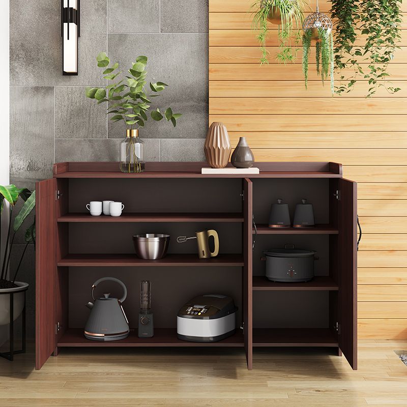 Tavolo da tavolo a buffet in stile contemporaneo con armadi