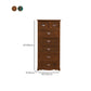Costa Storage Chox Dresser Cofre de almacenamiento de madera maciza, 13.65 pulgadas de ancho