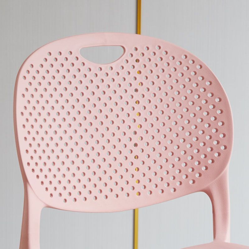 Modern Stackable Chairs Dining Armless Chair with Plastic Legs for Kitchen Clearhalo ' kitchen&dining_furn' 'Dining Chairs' 'Dining Tables & Seating' 'dining_chair' 'furn' 'furn_dining_chair' 'Furniture' 'furniture_dining_chair' 'Kitchen & Dining Furniture' 'kitchen' 1200x1200_cc175ce8-79b1-403c-9831-b4d17af9f5ed
