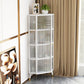 Living Room Metal Kitchen Server 16-inch Length Glass Door Dining Server Clearhalo 'buffet_sideboard' 'Buffets & Sideboards' 'furn' 'furn_buffet_sideboard' 'Furniture' 'furniture_buffet_sideboard' 'Kitchen & Dining Furniture' 1200x1200_cc1aa66a-55bd-4a4a-b69b-f8c0e49ba091