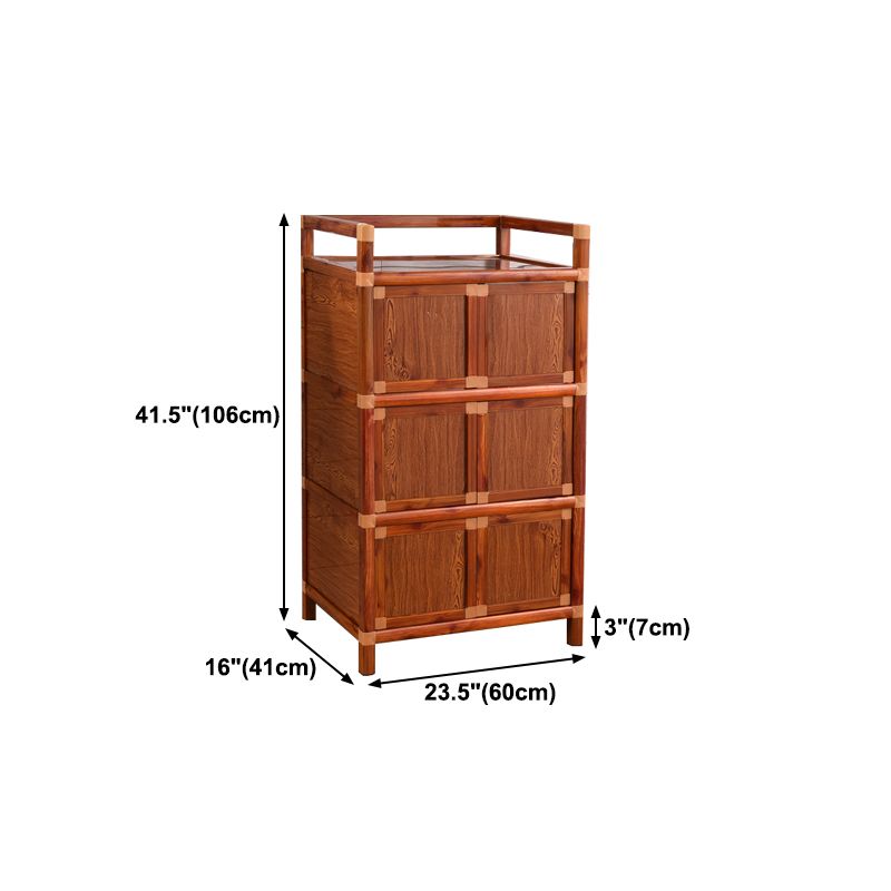 Sideboard in stile moderno Sideboard in metallo marrone per soggiorno