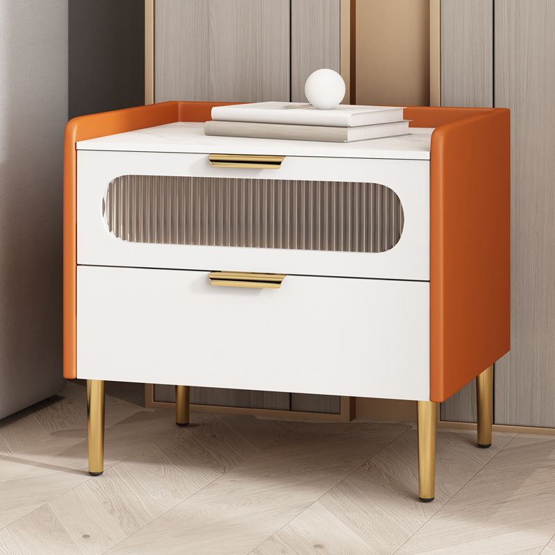 In stile moderno in metallo in ferro verde/grigio/rosa/arancione/comodino