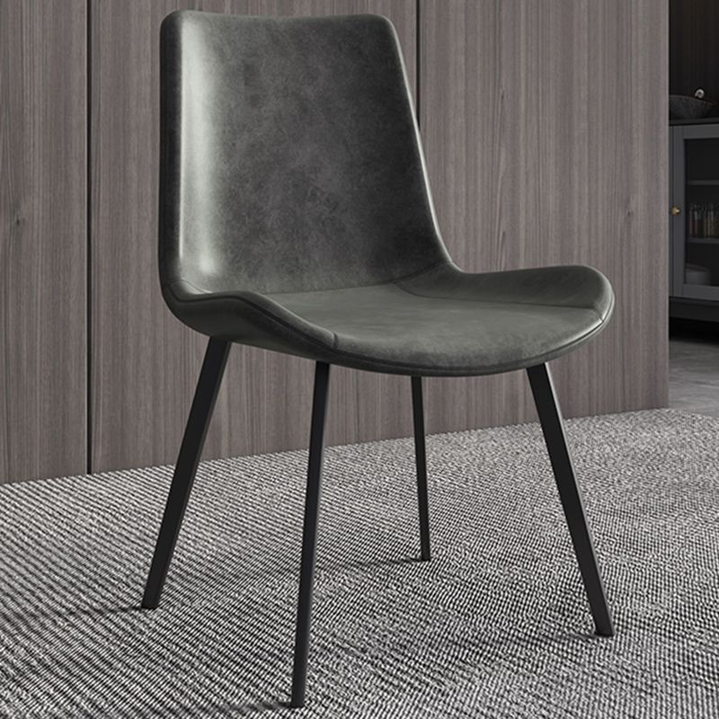 Modern Dinette Set with Solid Back Chairs 1/4/5/6/7 Pcs Stone Top Dining Table Set Clearhalo 'Dining Room Sets' 'Dining Tables & Seating' 'dining_room_set' 'furn' 'furn_dining_room_set' 'Furniture' 'Kitchen & Dining Furniture' 1200x1200_cc1c2b0a-e58f-4052-8861-5fea486287f5