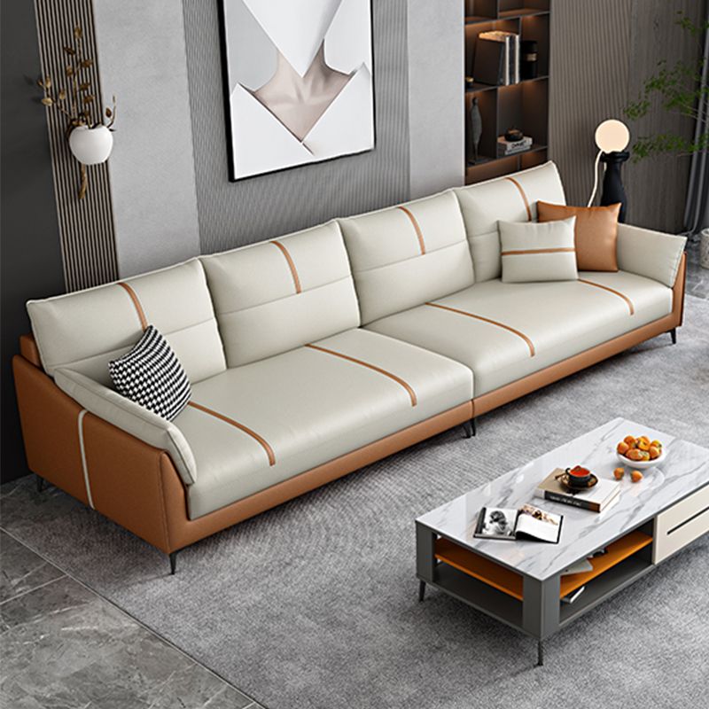 Glam Cushions Pillow Top Arm Stain Resistant Settee for Living Room Clearhalo 'furn' 'furn_sofas' 'Furniture' 'furniture_sofas' 'Living Room Furniture' 'Sofa' 'sofas' 1200x1200_cc1db2b1-6a25-49c4-bb39-772451969e05