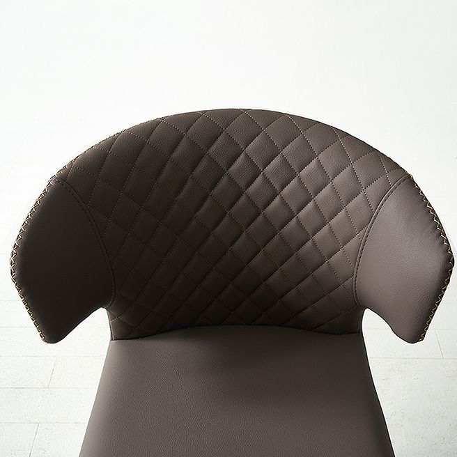 Minimalist Style Leather Dining Side Chair Wingback Armless Dining Chair Clearhalo 'Dining Chairs' 'Dining Tables & Seating' 'dining_chair' 'furn' 'furn_dining_chair' 'Furniture' 'furniture_dining_chair' 'Kitchen & Dining Furniture' 1200x1200_cc1dd935-1e9d-42c8-8a4f-8e8d0eccb327