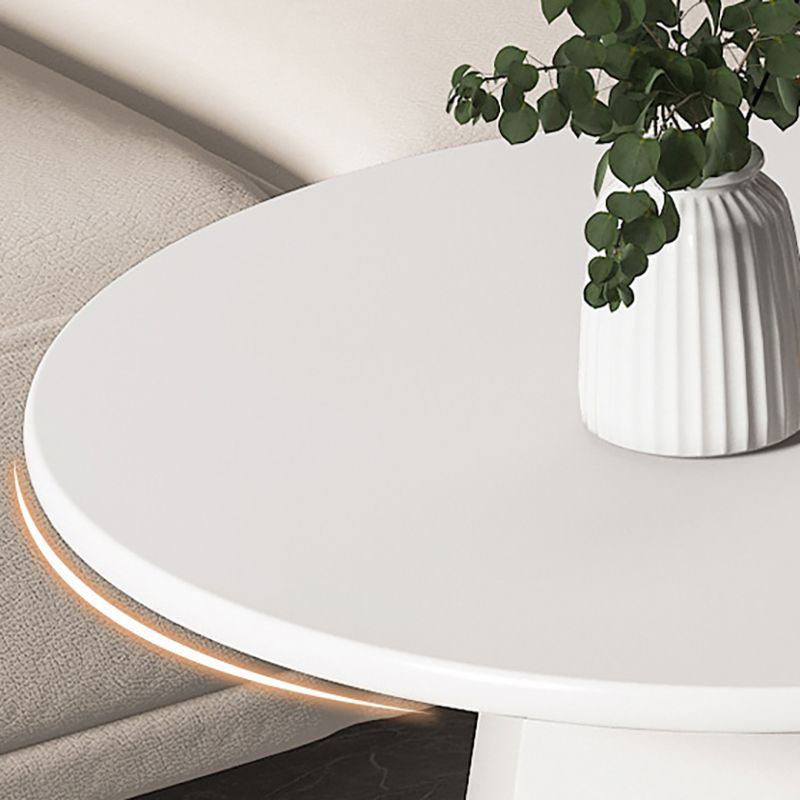 Pedestal Coffee Table Modern Black/White Cocktail Table for Room Clearhalo 'Coffee & Accent Tables' 'Coffee Tables' 'coffee_tables' 'furn' 'furn_coffee_tables' 'Furniture' 'Living Room Furniture' 1200x1200_cc1eaed9-f83d-487c-826b-6e4bb66b05db