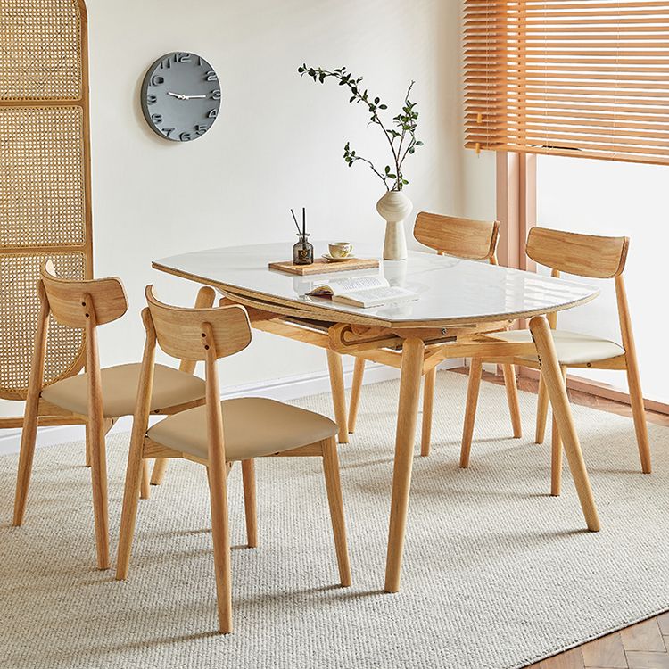 Modern 1/2/5/7 Pieces Dining Set Sintered Stone Dining Table Set for Home Clearhalo 'Dining Room Sets' 'Dining Tables & Seating' 'dining_room_set' 'furn' 'furn_dining_room_set' 'Furniture' 'furniture_dining_room_set' 'Kitchen & Dining Furniture' 'kitchen&dining_furn' 'kitchen' 1200x1200_cc20bc97-bf1b-4deb-9334-f34df5a0efb3
