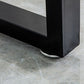 Sintered Stone Bistro Bar Desk Rectangle Bar Height Table with Trestle Base Clearhalo 'Bar Furniture' 'Bar Tables' 'bar_tables' 'furn' 'furn_bar_tables' 'Furniture' 'Kitchen & Dining Furniture' 1200x1200_cc216520-6bef-46c7-913d-f1f9410fecf2