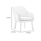 Linen Chair 23.65" L x25.5" W x29.9" H Removable Cushion Chair Clearhalo 'Accent Chairs' 'accent_chairs' 'Chairs & Seating' 'furn' 'furn_accent_chairs' 'Furniture' 'furniture_accent_chairs' 'Living Room Furniture' 1200x1200_cc22205f-eb99-4e87-8538-077d707bb761