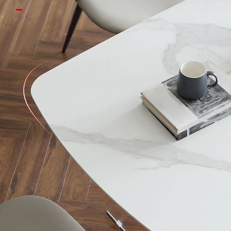1/4/5 Pieces Modern Rectangle Dining Set Sintered Stone Top Dinette Table Set Clearhalo 'Dining Room Sets' 'Dining Tables & Seating' 'dining_room_set' 'furn' 'furn_dining_room_set' 'Furniture' 'Kitchen & Dining Furniture' 1200x1200_cc227c76-561d-46d5-955d-0eeb8cab3fc3