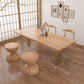 Pine Wood Top Dining Table Traditional Luxury Solid Wood Table with Sled Base Clearhalo 'Dining Tables & Seating' 'Dining Tables' 'dining_table' 'furn' 'furn_dining_table' 'Furniture' 'furniture_dining_table' 'Kitchen & Dining Furniture' 'kitchen' 'kitchen_dining_table' 1200x1200_cc2287cc-b10a-4487-93dc-746509e6d024