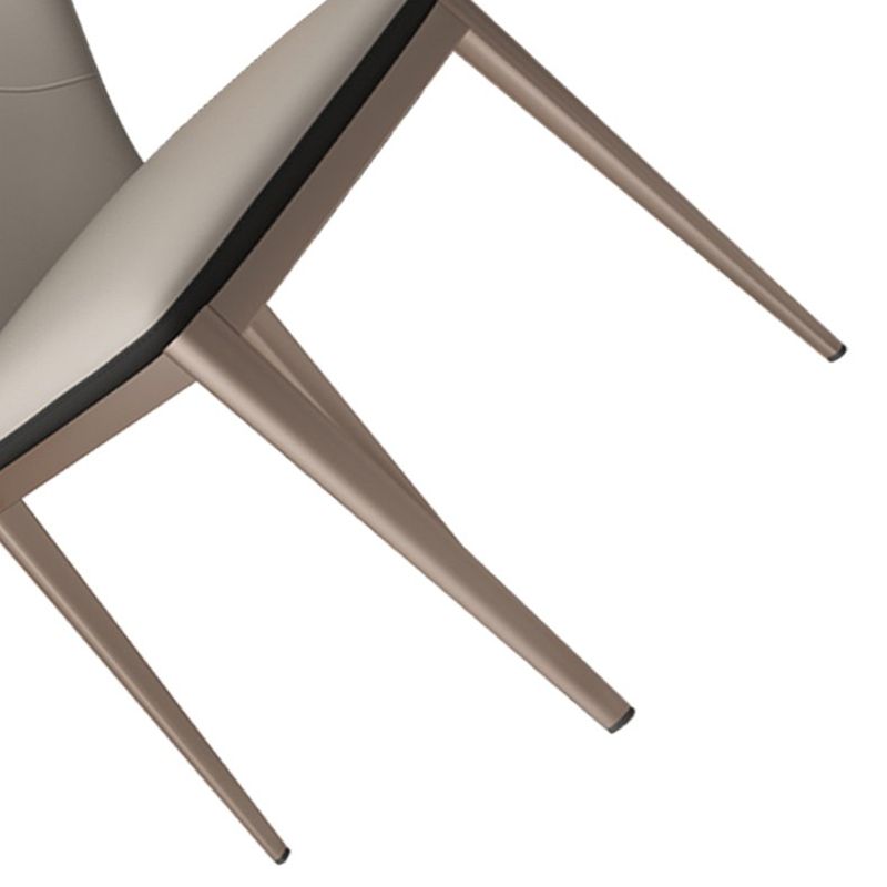 Upholstered Dining Side Chair Wingback Armless Dining Room  Chair