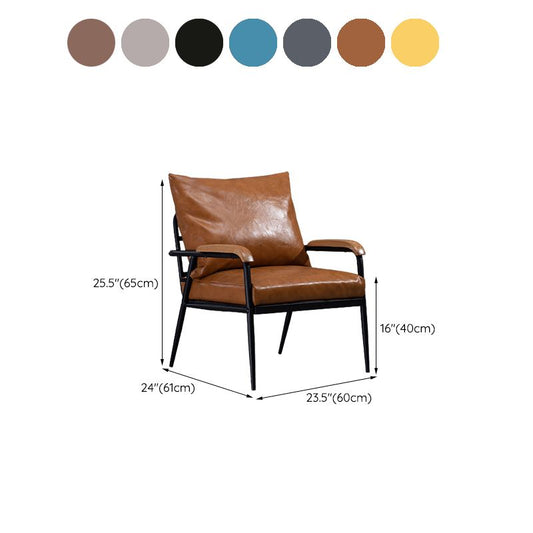 Metal and Wood Square Arm Sofa Industrial Loose Back Cushions Sofa Clearhalo 'furn' 'furn_sofas' 'Furniture' 'Living Room Furniture' 'Sofa' 'sofas' 1200x1200_cc23dffd-1545-44fa-b57b-9e09b547b774