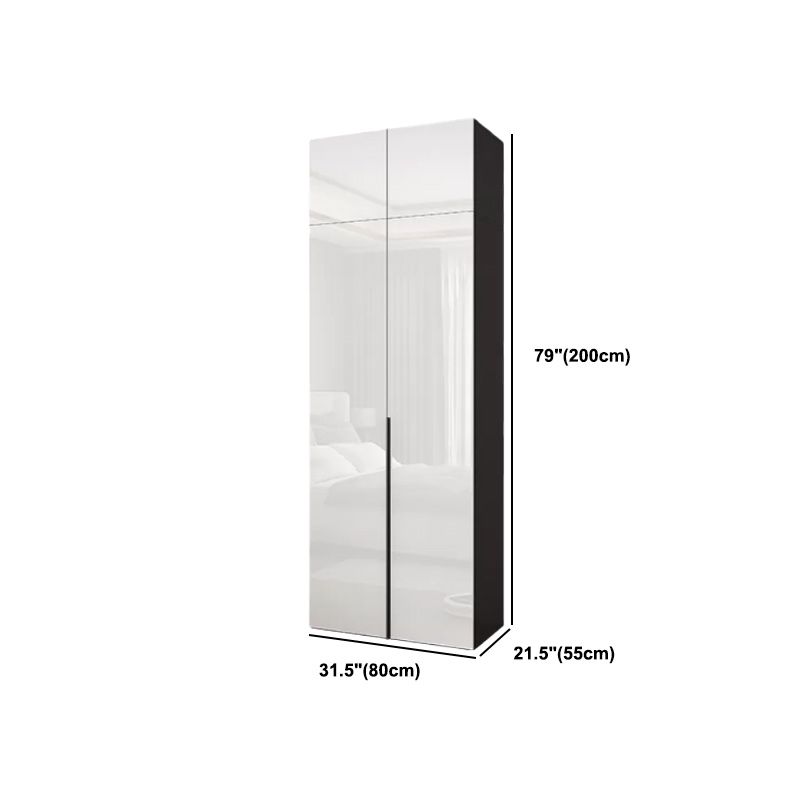 Modern Style Wardrobe Armoire Wood Wardrobe Closet with 1-drawer