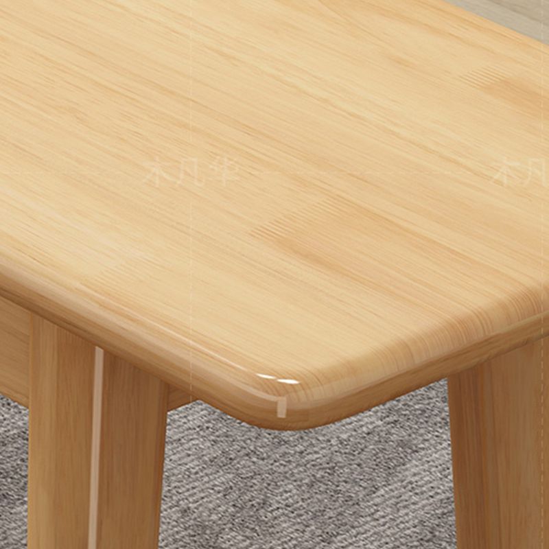 11.7インチ幅ミッドセンチュリーモダンベンチ長方形ソリッドカラー座席ベンチ