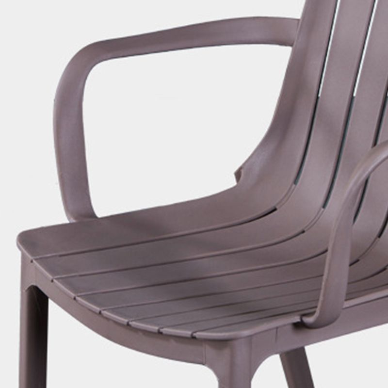 Contemporary Style Kitchen Dining Chairs Plastic Dining Stackable Arm Chairs Clearhalo ' kitchen&dining_furn' 'Dining Chairs' 'Dining Tables & Seating' 'dining_chair' 'furn' 'furn_dining_chair' 'Furniture' 'furniture_dining_chair' 'Kitchen & Dining Furniture' 'kitchen' 1200x1200_cc28fb6d-21f9-4482-a399-178d6c0379c0