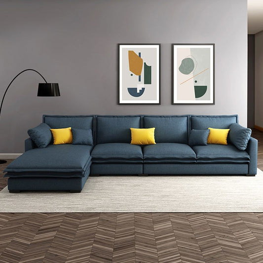 Sezioni cuscinetti posteriori a filo con braccio quadrato, 127,95 "L per soggiorno