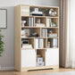 Floor Standard Bookshelf with Drawer Living Room Wooden Bookcase Rack Shelf