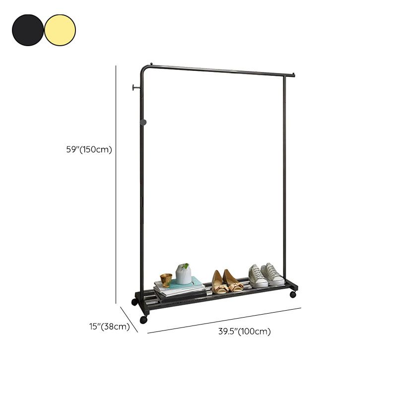 Industriële kaprek metaalachtig vrijstaand rek met universeel wiel