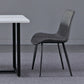 Silla de comedor de comedor de cuero sintética contemporánea para uso en el hogar