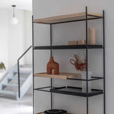 Contemporary Style Bookshelf Black Open Back Bookcase for Home Office Study Room Clearhalo 'Bookcases' 'furn' 'furn_bookcases' 'Furniture' 'furniture_bookcases' 'kitchen' 'kitchen_bookcases' 'Living Room Furniture' 'Office Furniture' 1200x1200_cc30af90-67ab-4d39-81df-a25fae00aa5e