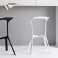 Tabouret de bar en plastique industriel Tabouret de hauteur de bar empilable d'intérieur