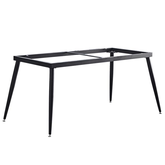 Sintered Stone Dining Table Industrial Style 4 Legs Carbon Steel Base Rectangle Table for Home Clearhalo ' dining_table' 'Dining Tables & Seating' 'Dining Tables' 'furn' 'furn_dining_table' 'Furniture' 'furniture_dining_table' 'Kitchen & Dining Furniture' 'kitchen&dining_furn' 'kitchen' 'kitchen_dining_table' 1200x1200_cc317af9-82cd-4960-a58f-c679687b8020