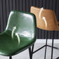 Scandinavian Leather Restaurant Stool Matte Finish Footrest Barstool Clearhalo 'Bar Furniture' 'Bar Stools' 'bar_stools' 'furn' 'furn_bar_stools' 'Furniture' 'furniture_bar_stools' 'Kitchen & Dining Furniture' 1200x1200_cc31a3f6-23a6-42d6-b52e-475e7d602c27