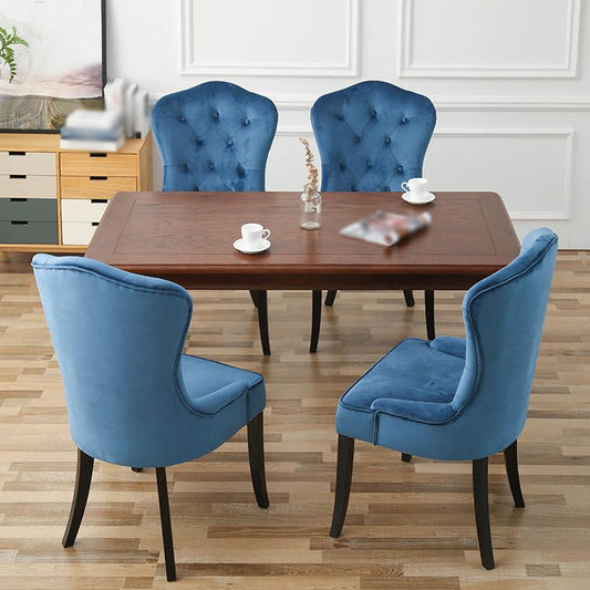 Nordic Style Solid Wood Dining Room Chair Upholstered Armless Chair for Home Use Clearhalo ' kitchen&dining_furn' 'Dining Chairs' 'Dining Tables & Seating' 'dining_chair' 'furn' 'furn_dining_chair' 'Furniture' 'furniture_dining_chair' 'Kitchen & Dining Furniture' 'kitchen' 1200x1200_cc338eea-1997-4bd9-9596-4df3353e67a9