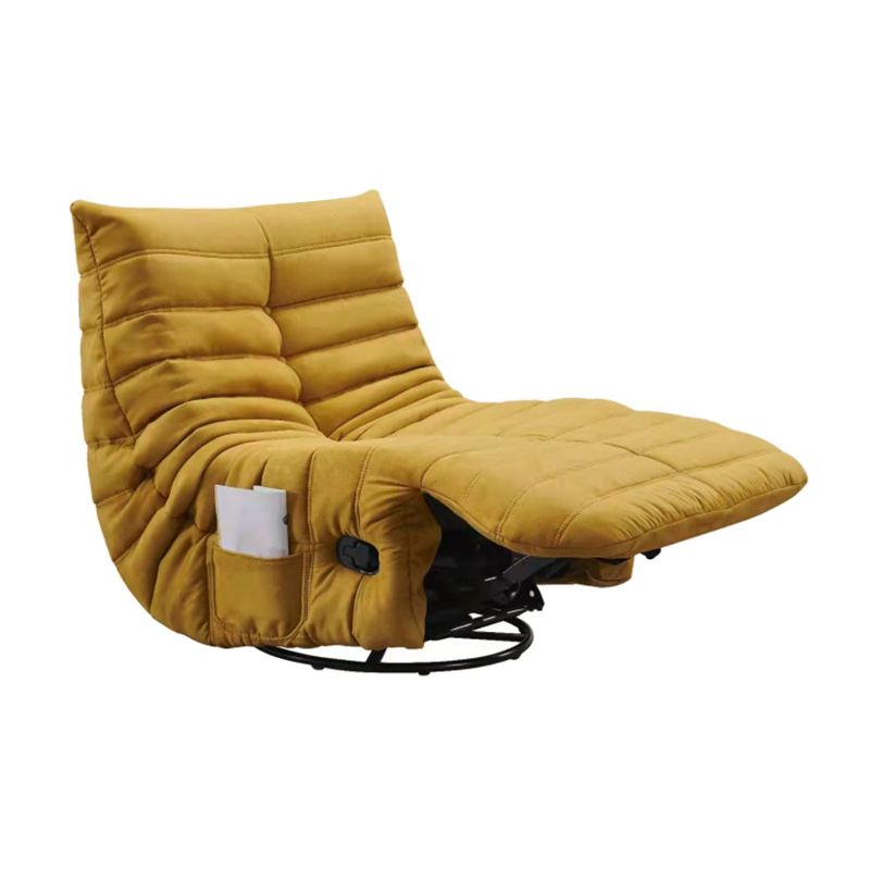 Manual-Push Botton Recliner Traditional Fabric Pushback Recliner