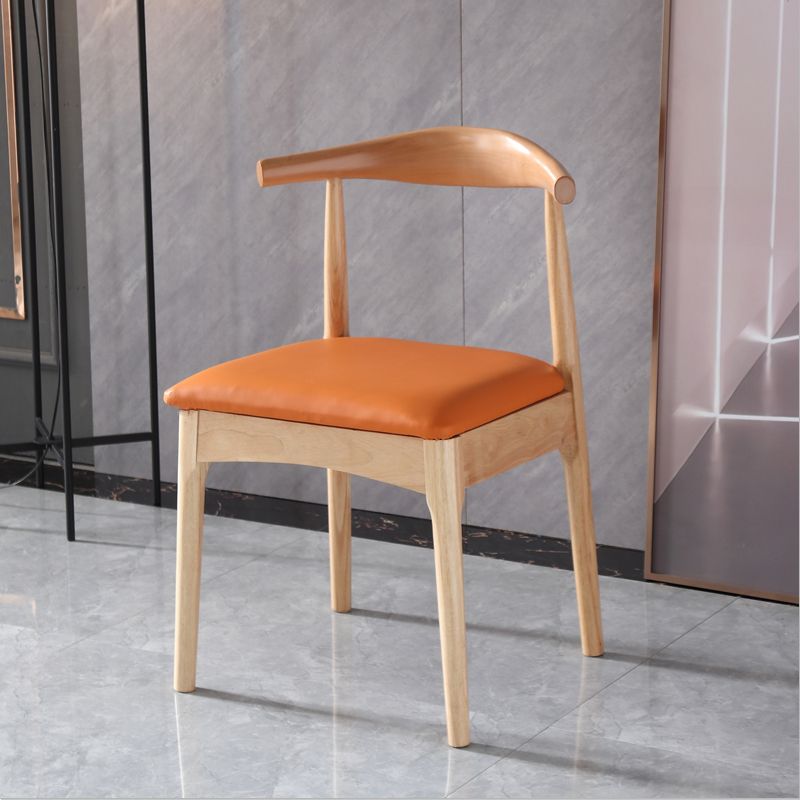 Indoor Scandinavian Side Chair Upholstered Open Back Wood Dining Room Chair Clearhalo ' kitchen&dining_furn' 'Dining Chairs' 'Dining Tables & Seating' 'dining_chair' 'furn' 'furn_dining_chair' 'Furniture' 'furniture_dining_chair' 'Kitchen & Dining Furniture' 'kitchen' 1200x1200_cc37f2a3-3b85-4964-a93f-6245acaa1b05