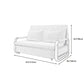 Contemporary Tight Back Sofa Bed Square Arm Fabric Sofa with Storage