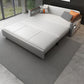 Sleeple grigio chiaro divano in pelle finta letto con materasso staccabile