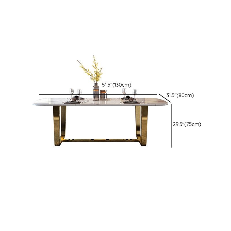 Contemporary Style Rectangle Table Set 1/4/5/7 Pieces Dining Set for Home Use Clearhalo 'Dining Room Sets' 'Dining Tables & Seating' 'dining_room_set' 'furn' 'furn_dining_room_set' 'Furniture' 'Kitchen & Dining Furniture' 1200x1200_cc3a9a3b-facb-479b-b2e8-35ce07fa9434