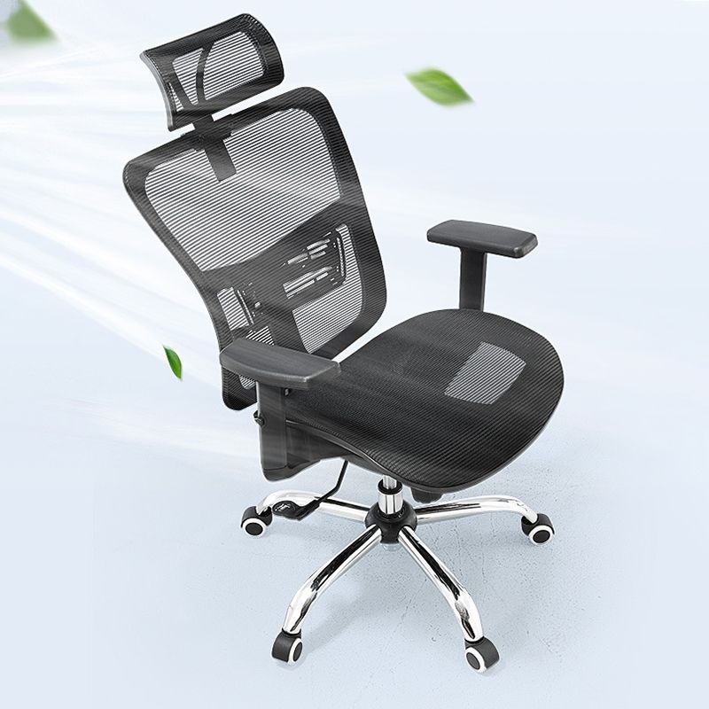 Silla de escritorio moderna Silla de computadora de malla Silla de conferencia con respaldo alto con ruedas