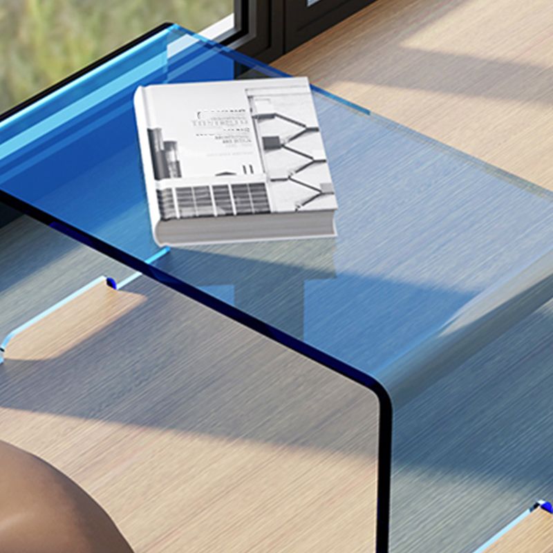 9" Wide Glam Corner Table Acrylic Rectangular Accent Side Table Clearhalo 'Coffee & Accent Tables' 'End & Side Tables' 'end_side_tables' 'furn' 'furn_end_side_tables' 'Furniture' 'Living Room Furniture' 1200x1200_cc3ef228-54b7-4bb5-9ad2-c709a5de0d9a