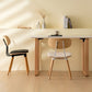 Modern Style Kitchen Chair Dining Armless Chairs with Wooden Legs
