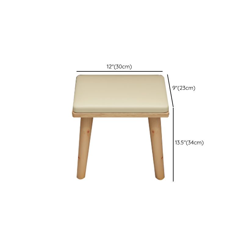 Tocador escandinavo con espejo y cajón de madera sólida