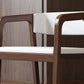 Home Scandinavian Style Wood Dining Chair Open Back Dining Chair with Arm Clearhalo ' kitchen&dining_furn' 'Dining Chairs' 'Dining Tables & Seating' 'dining_chair' 'furn' 'furn_dining_chair' 'Furniture' 'furniture_dining_chair' 'Kitchen & Dining Furniture' 'kitchen' 1200x1200_cc44bfe4-4843-45d6-b90e-704ef351b5fa