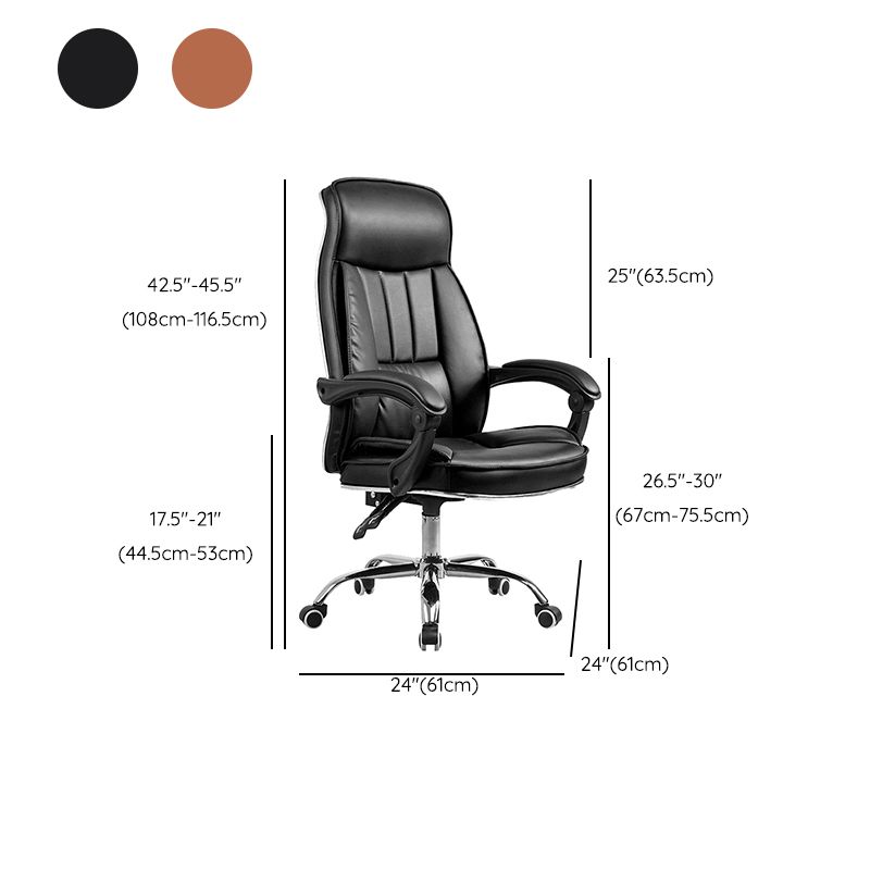 Sedia moderna sedia incluso sedia da scrivania in pelle alta con ruote