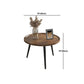 Modern Style Round/oval Wooden Table Metal 3/4 Legs Base Coffee Table
