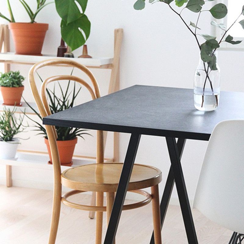 Simple Standard Sintered Stone Top Dining Table Rectangle Shape Dining Table with 6 Legs Base Clearhalo ' dining_table' 'Dining Tables & Seating' 'Dining Tables' 'furn' 'furn_dining_table' 'Furniture' 'furniture_dining_table' 'Kitchen & Dining Furniture' 'kitchen&dining_furn' 'kitchen' 'kitchen_dining_table' 1200x1200_cc4ce596-14e0-49be-9e9b-f33290a56024