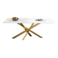Luxury Sintered Stone Top Dining Table Rectangle Table with Metal Pedestal Clearhalo 'Dining Tables & Seating' 'Dining Tables' 'dining_table' 'furn' 'furn_dining_table' 'Furniture' 'furniture_dining_table' 'Kitchen & Dining Furniture' 'kitchen' 'kitchen_dining_table' 1200x1200_cc4fa10b-d3fe-4cc1-bec3-adab2ae5deb9